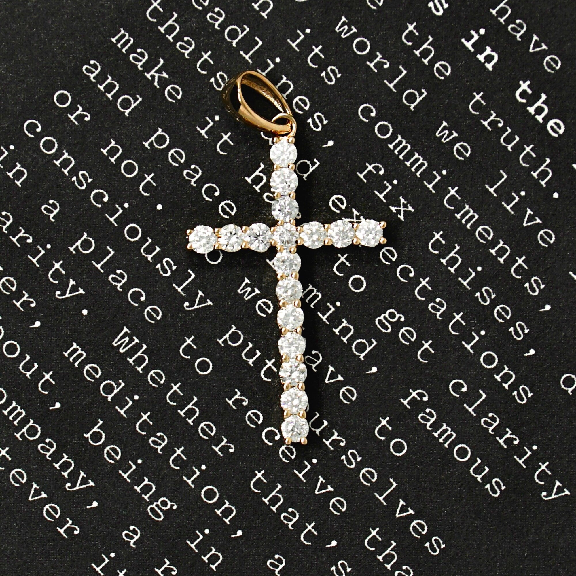 0.59 Ct. Cross Pendant