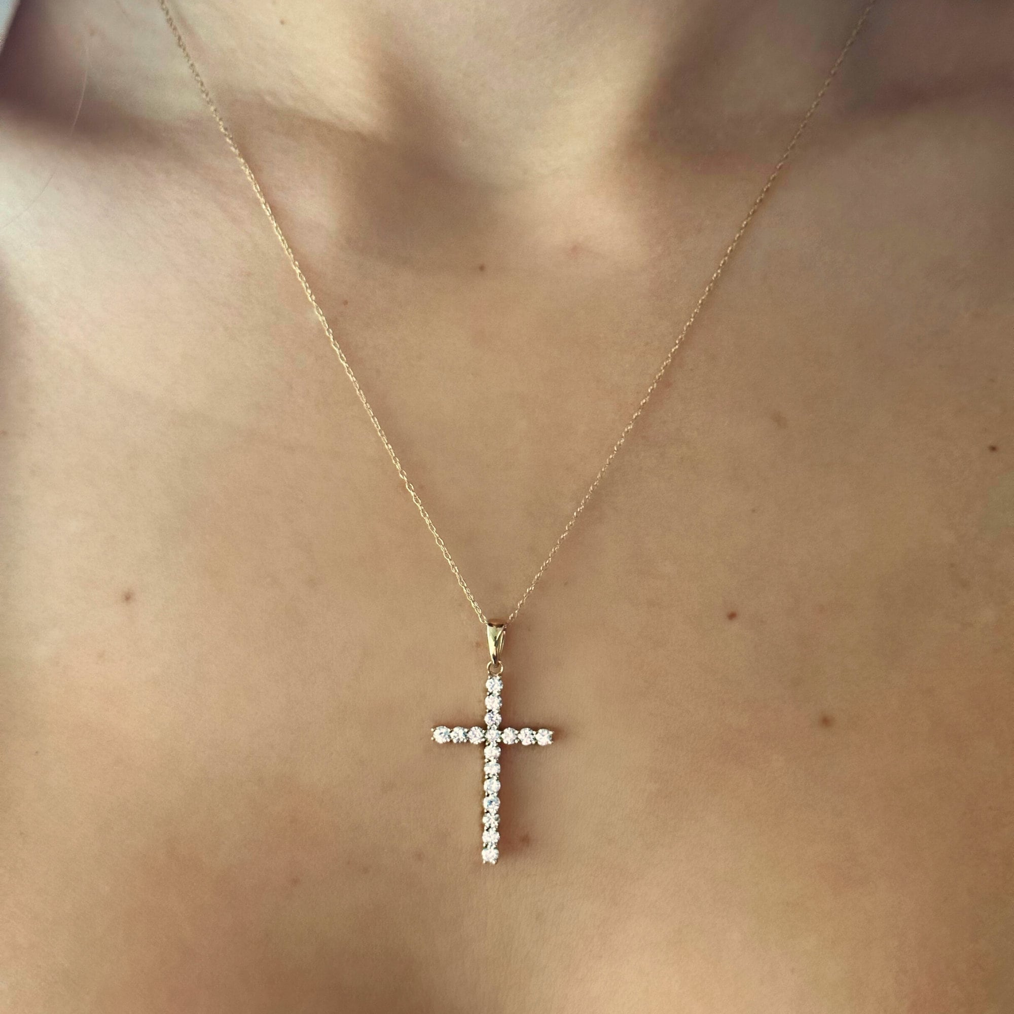 0.59 Ct. Cross Pendant